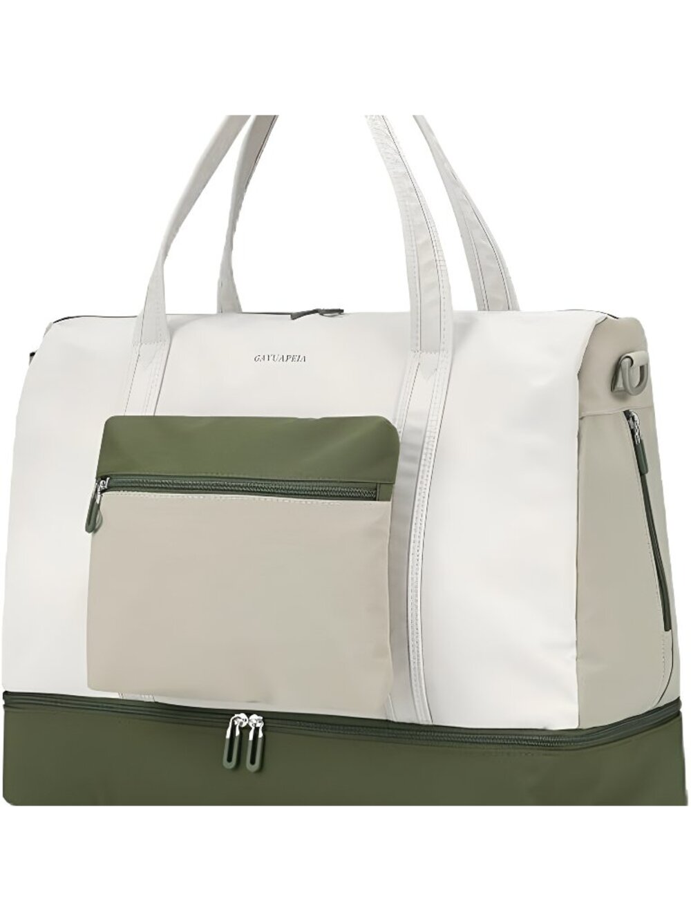 Women's Weekender bag Travel Duffel Bag with Shoe Compartment 21-inch